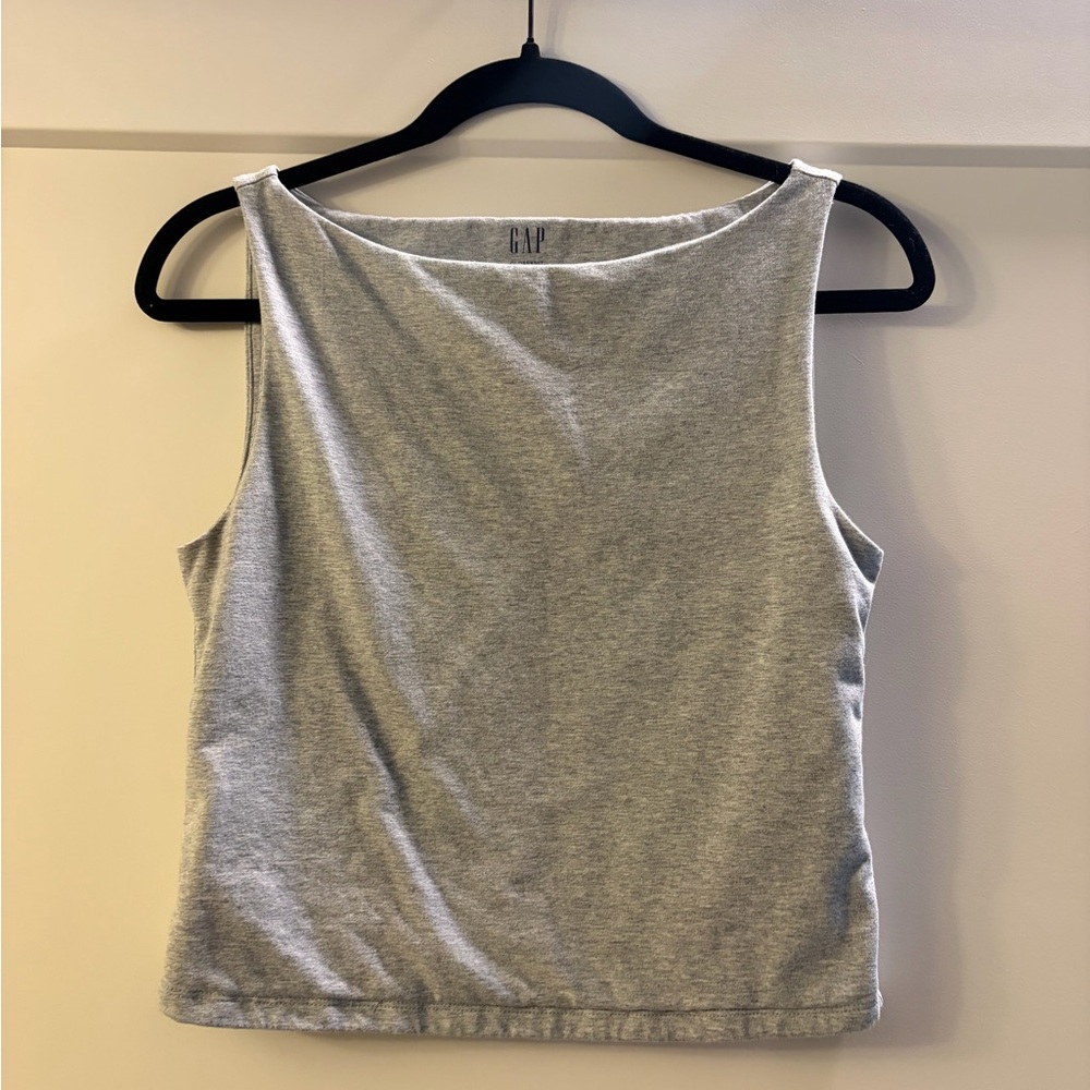 GAP double layer tank - grey medium